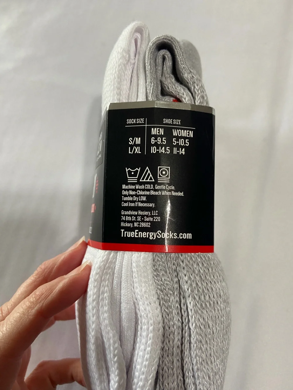 TrueEnergy Infrared Technology Wide Over The Calf Socks Small/Medium 2 Pair NEW